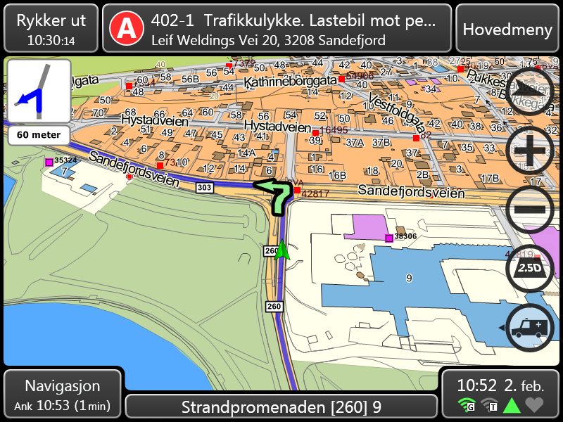 TransMobile 7 Navigasjon