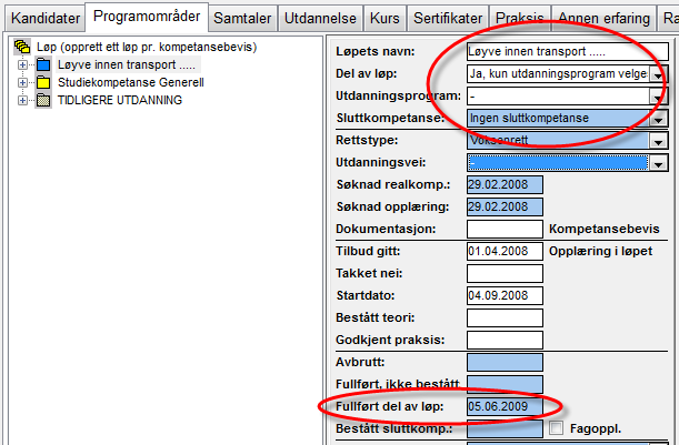 REGISTRERING SAMTALER REALKOMP.