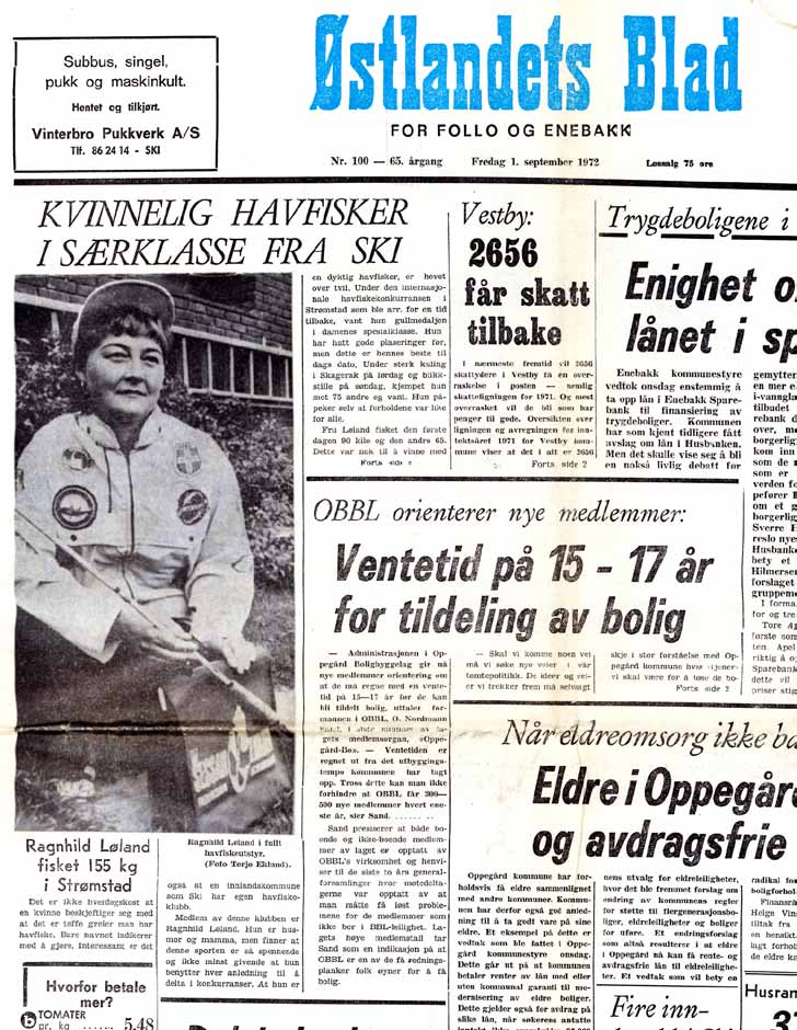 historieglimt Vi tar et tilbakeblikk på Ski Havfiskeklubbs stolte historie. Har du noe du ønsker å dele med oss, sendt tekst og bilder til: thloel@online.no eller pr.