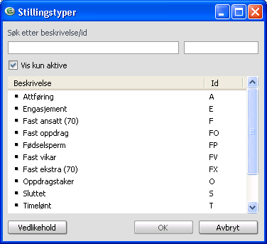 7.1 Passiv Grunndata som ikke lenger er i aktiv bruk, kan heretter bli merket som Passiv. I zoomene vil vi initielt vise kun aktive koder.