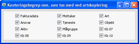 Felt Forklaring Selskapsinformasjon Statistikk Stillingstyper Tjenestested Utbetalingssted Ytelseskoder Selskapsinformasjon inkludert avsetningsarter.