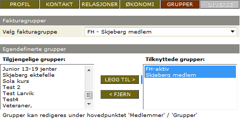 Økonomi Dette er kun aktuelt for de klubber som har en integrasjon med enten NorKred, SendRegning eller Visma Global.