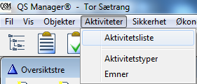 - Klikk på knappen Ny aktivitet. - Velg aktivitetstype. - Registrer detaljer om aktiviteten som beskrevet over. 3.