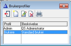 alle databaser som måtte ligge på den SQL Serveren som du benytter. - Velg hvilken profil brukeren skal kunne bruke. - Klikk på fanen Tillatelser.