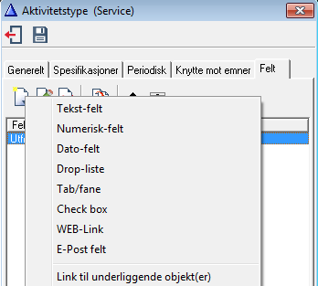 lokasjon til ulike statuskoder for eksempel kan endring av statuskode fra I normal drift til Service eksternt slette koblingen til et rom, og opprette det mot en definert leverandør.