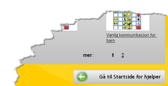 Oppsett for bruker 51 Enkelte kategorier har mer enn åtte resultater. Klikk et tall nederst til høyre for å vise flere resultater. 2. Klikk miniatyrbildet av et panel for å kjøre det. 3.