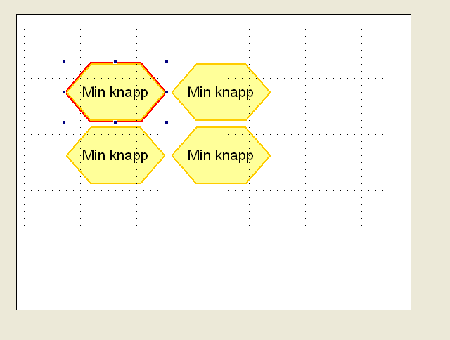 Lage egne paneler 83 Resultatet av å bruke verktøyet Dupliser.