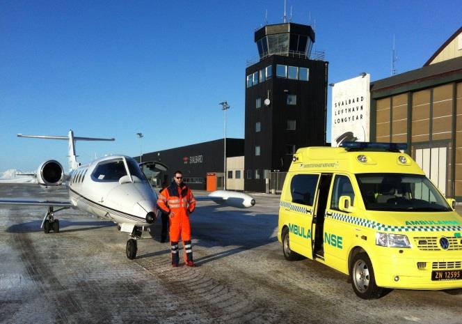 Side 9 av 25 AMBULANSEOPPDRAG Ambulansetjenesten er en avtale mellom Longyearbyen sykehus og Longyearbyen brannvesen.