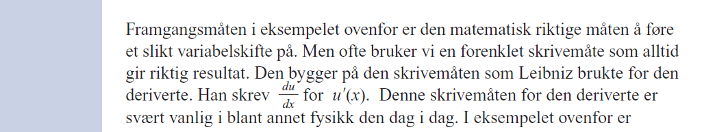 Figur 6-1: Avsnitt i kapittel 7.2 som svært mange elever kommenterte at var unødvendig (Oldervoll et.al.