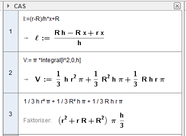 Eksemel å besvrelse med krv til CAS i ogve b): ) Den rette linjen hr likningen y x b. Skjæring med y-ksen: b R.