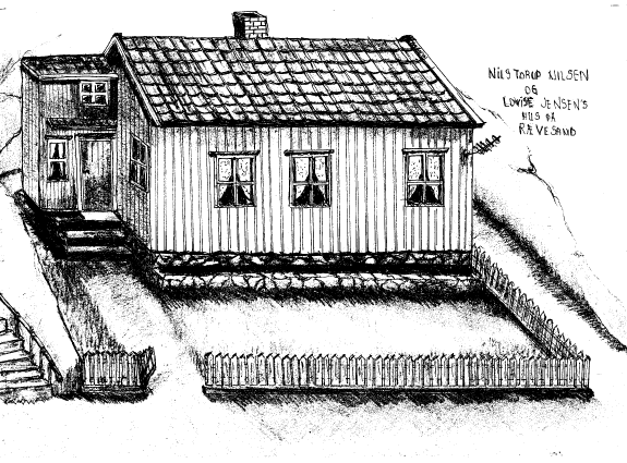 Hun giftet seg med Jacob Edler Jensen, født 11 januar 1839 også han fra Revesand. Paret fikk 2 døtre (slik jeg husker det var) NILS TORUP NILSEN 1875 1937 1.