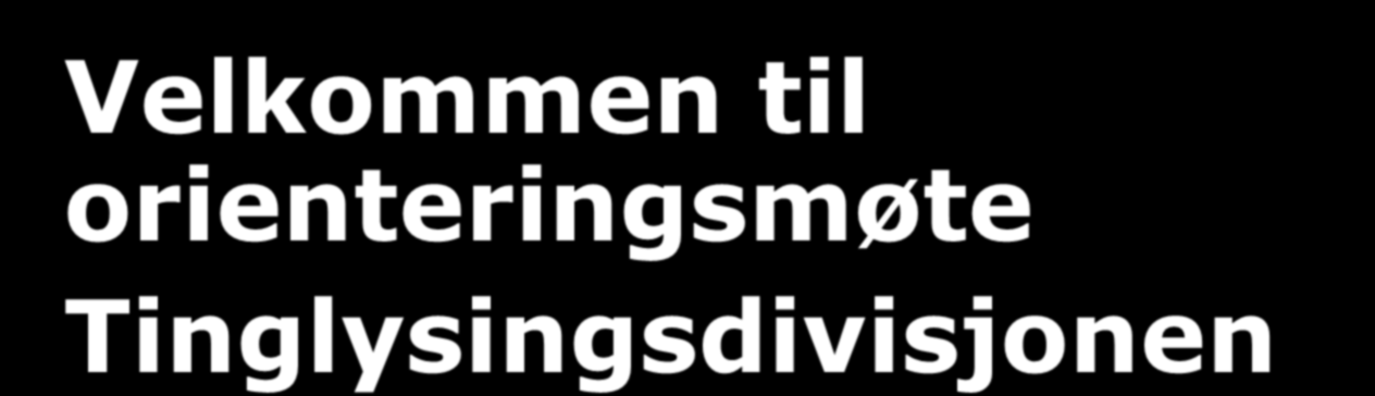 Tinglysingsdivisjonen