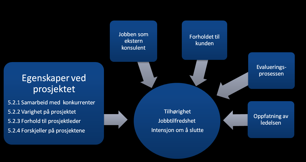 funnene og presentere tre reviderte modeller, én til hver av faktorene.