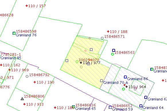 markert med oransje (Delesøknaden).