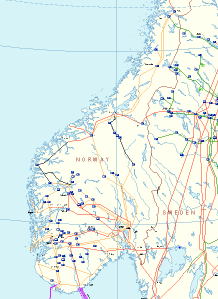 Flytbasert markedskobling (FB) PTDF - Power Transmission Distribution Factors +1/3MW B A