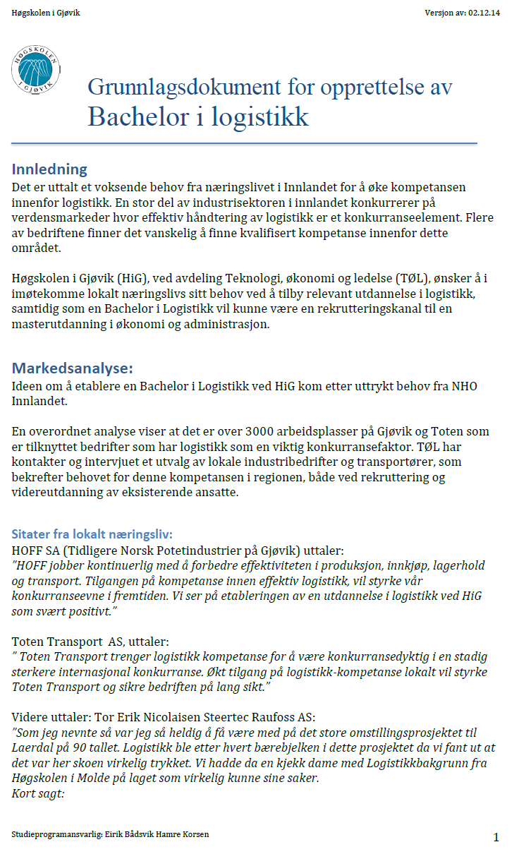 Vedlegg 1 til sak STY 77/14 Saksliste