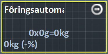 versa ved mindre anlegg b Kryss av for Fôringsautomat c Velg riktig Fôrings-koordinator og Fôringslinjekontroll d Velg ønsket Fôringsautomat 3 Klikk OK 4 Fôringsautomaten