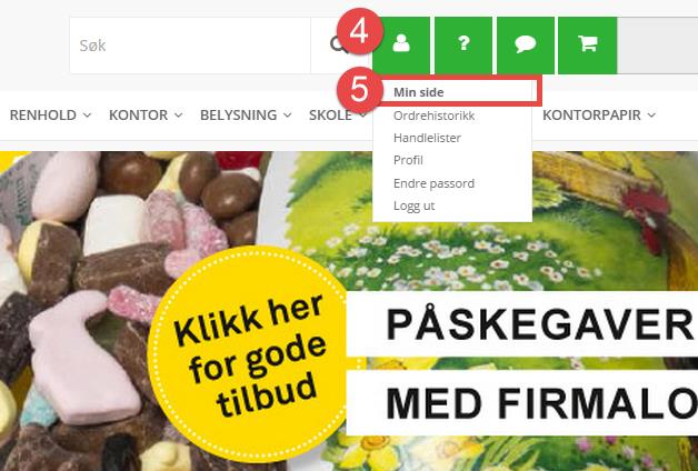 Varemottagere Vår nettbutikk tilbyr muligheten for innkjøpere med rett tilgang å handle for sine tildelte varemottagere (innkjøpssted / avdelinger).