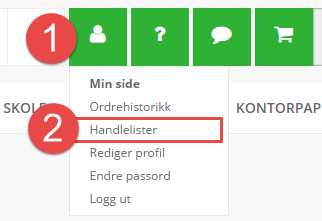 Handlelister Handlelister, favorittlister, plankjøpslister. Kjært barn har mange navn.