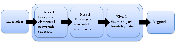 får individer til å fokusere på visse endringer i omgivelsene, da individet vet at endringen kan være betydningsfull (Flin, O`Connor og Crichton, 2008).