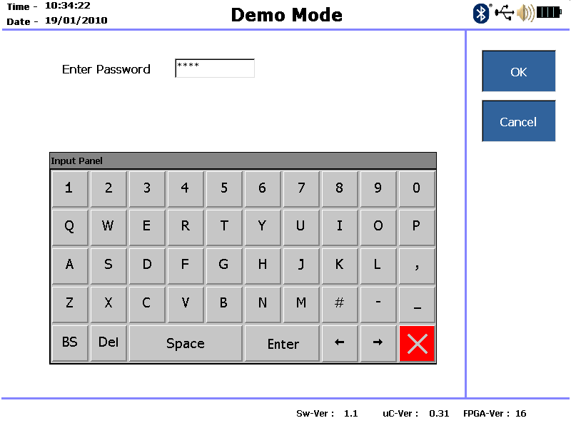 Demo Mode Demo-mode er en interaktiv opplæring i bruken av VitaScan Portable ved blæreskanning. Trykk på "Demo"- knappen på hovedbildet for å komme til demo-mode.