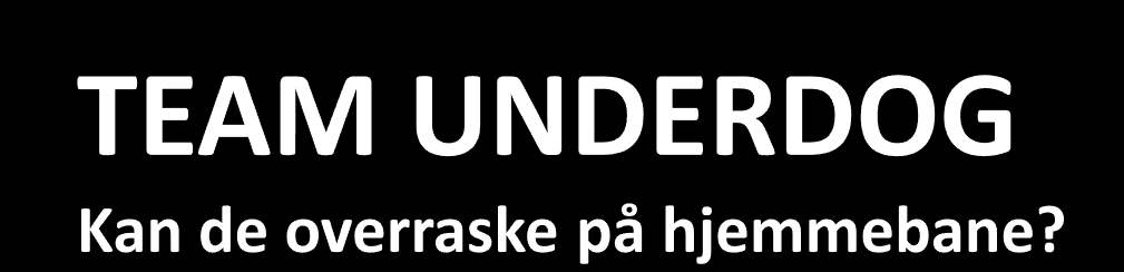 På startstreken finner vi nemlig et FOCC-lag som utfyller hverandre med mange gode kvaliteter, og ikke minst en suveren team-spirit.