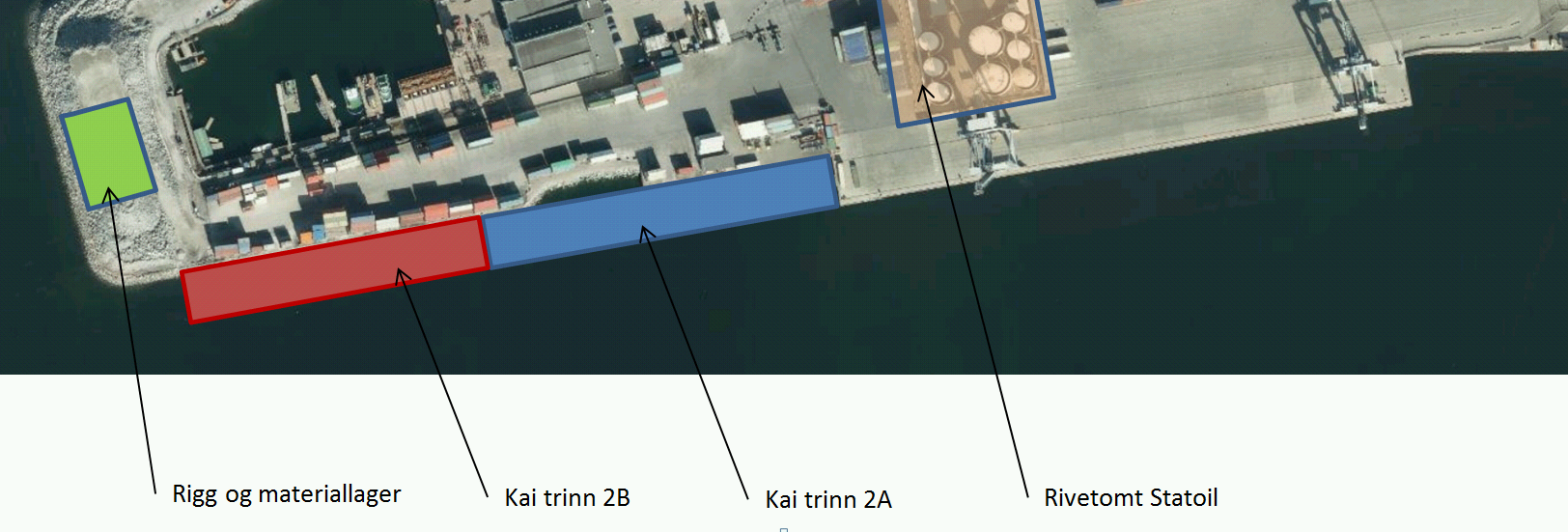 Oslo Havn KF Side: 2 Areralsituasjonen på Sjursøya containerterminal under byggeperioden blir vanskelig med både anleggsdrift og havnedrift side om side.