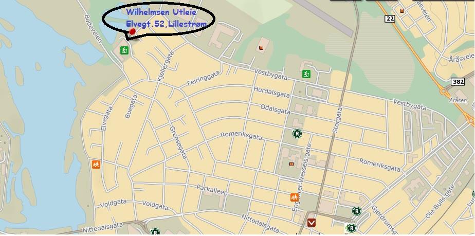 Fra Strømmen: Kjør mot Lillestrøm til du har Coop Obs på høyre side. Første vei inn til venstre. Følg skilting til Wilhelmsen Utleie.