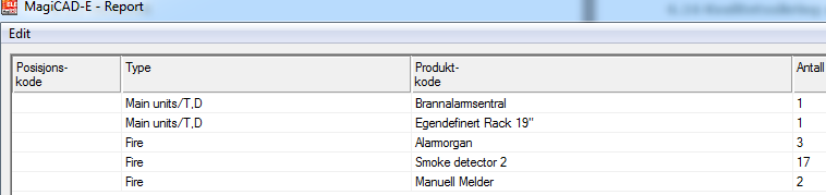 6.16 Kvalitetssikring av mengder Dette er mengdene tatt ut ifra solibri. Dette er mengdene hentet rett i fra autocad.