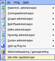 2. Systemadministrator - Vedlikehold av Extensor 2.1 Versjonsoppdatering av Extensor 05 Extensor AS lanserer oppdateringer av Extensor 05.