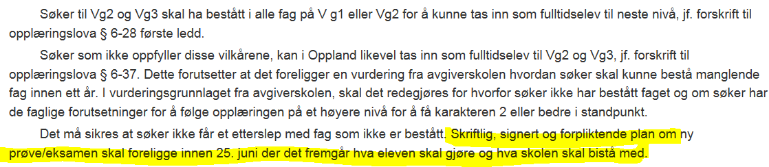 Modell 5: «Tett på Vg2 Yrkesfagelever» Lokal inntaksforskrift Kapittel 4.