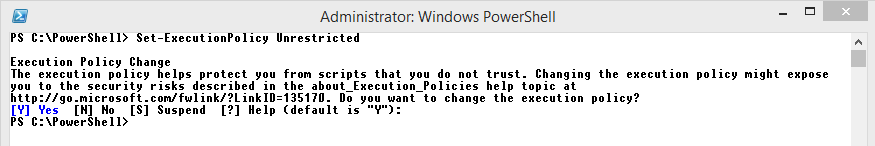 Profiler og variabler side 3 av 10 1.2. Opprette og kjøre script Her skal vi lære hvordan vi kan kjøre script. Kjøre script For å kjøre et script i PowerShell må en ha riktige rettigheter.