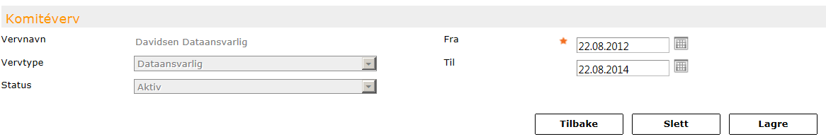 Her kommer det opp treff ut i fra det du søkte om, og deretter trykker du på navnet for å velge personen.