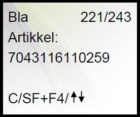 Page 54 of 72 Telling uten antall brukes av tekstil 1.Velg 1. Varetellingpå Hovedmenyen 2.Velg 1. Varetelling 3.