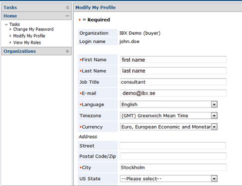 Figur 7: Endre profil 2.2 Sorter søkeresultat Tabellen med søkeresultat kan sorteres ved å klikke på kolonnefeltet.