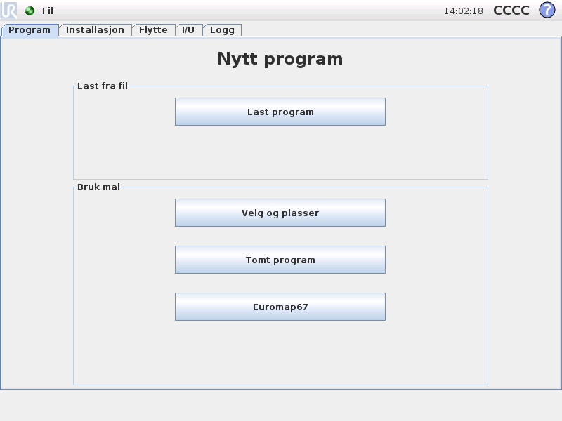 18 GUI De neste avsnittene beskriver hvordan euromap-grensesnittet styres fra GUI, hvordan du bekrefter signalene til og fra IMM, hvordan enkel programmering gjøres med strukturer og hvordan mer