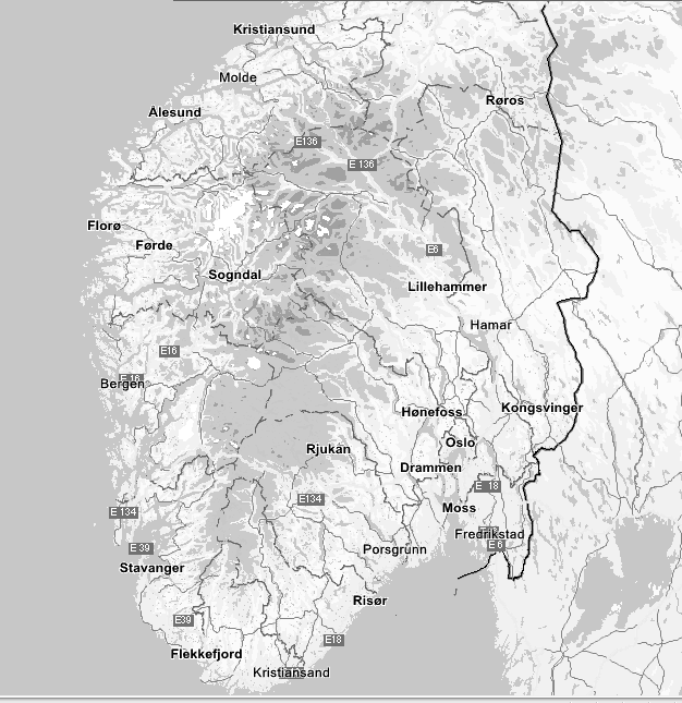 Forsyningsmodellen 8 områder etablert i M3 Dekker hele Norge Distribusjonslager dekker sitt område. Postnummer brukt som sted i M3.