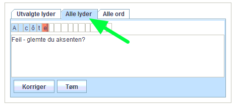 Jobbe med oppgaver skriftlig Du kan også øve på å skrive setningene du hører. Dette gjør du ved å fylle inn de tomme rutene. Skriveoppgavene har tre nivåer, og de passer godt som repetisjonsoppgaver.