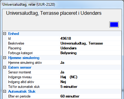 2.2.5.11 Universaluttak Dette avsnittet gjennomgår de funksjoner og handlinger et Zensehome Universaluttak (også kalt Universalboks) kan programmeres til.