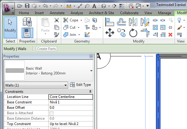 Effektiv mdellering 4.2.3 Materialer I alle tilfeller vil valgmuligheten Define new materials in Rbt gi de samme materialene sm man har definert i Revit.