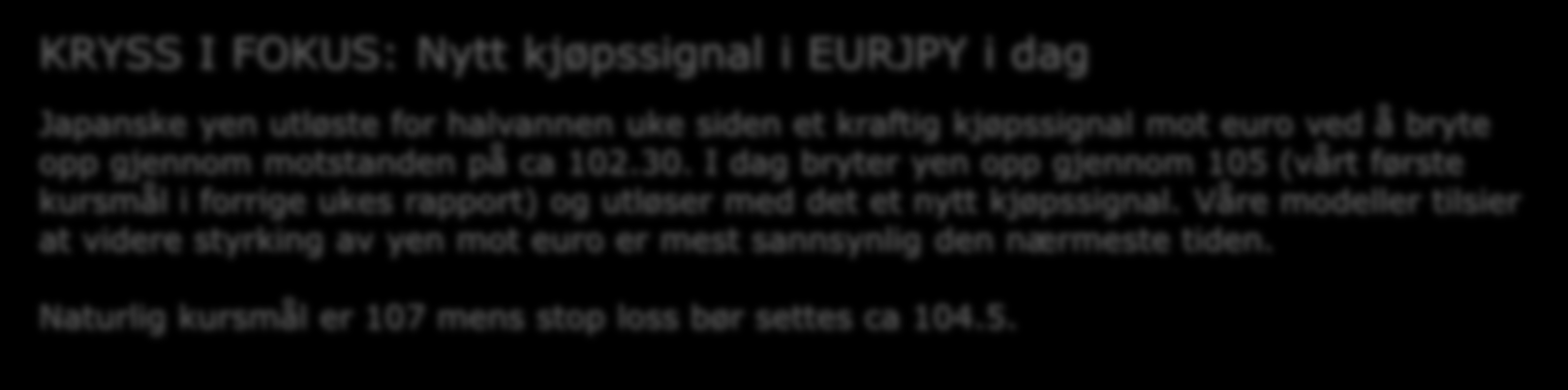 115.00 112.50 110.00 107.50 105.493 105.00 102.50 100.00 97.50 VIKTIG INFORMASJON: Denne rapporten er utarbeidet av Apollo Markets AS, og er ment kun for selskapets kunder.