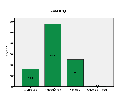 På bakgrunn av at mange opplever at stillingskravene endrer seg og at andelen med utdanning på høyskolenivå er forholdsvis lav, kan en tenke seg at flere kan komme til å oppleve et økt behov for