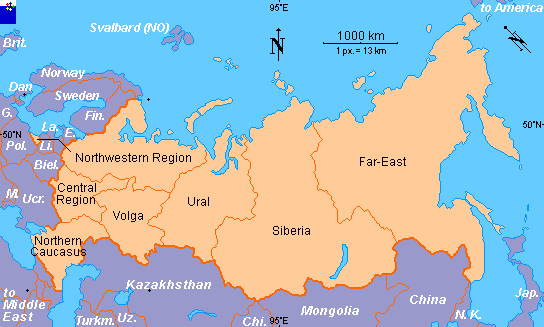 Nordvest-Russlands plassering på kartet Northwestern Region. 2.5.2 Russlands historie I mange hundreår har Russland og russere fremstått som noe sært og uforståelig for utlendinger.