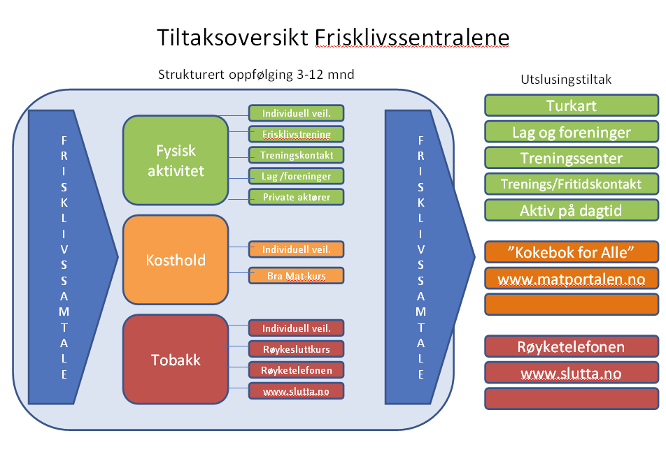 trappemodellen. Trappemodellen differensierer mellom brukere og de kan selv få bestemme hvilket nivå som er aktuelt.