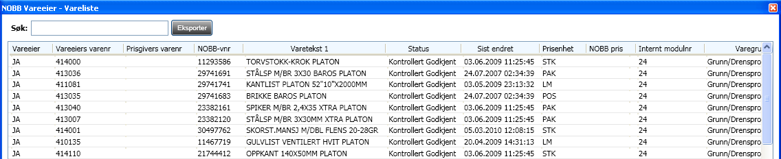 For å lime inn bruker Ctrl+V. Når du nå gjør endringer på visningsbildene vil disse bli lagret helt til neste gang du gjør en endring, dette gjelder også neste gang applikasjonen åpnes.