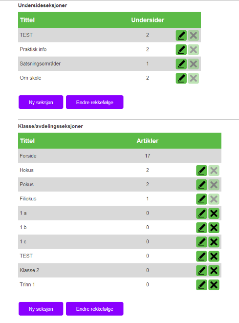 Merk at brukeren ikke får anledning til å endre personalia, og dette må eventuelt utføres av administrator. Det er derfor viktig at personalia angis med nøyaktighet ved registrering.