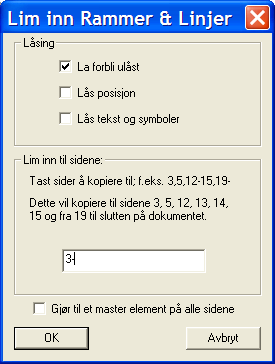 Communicate: In Print 2 9. Sidenumre og Master elementer Sidenumre og Master elementer Vi avslutter introduksjonen med noen flere funksjoner: 9a.