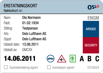 Nye regler for midlertidig adgang og besøk Grunnet nye myndighetskrav fra Luftfartstilsynet, vil reglene rundt utstedelse av midlertidig adgangskort endre seg. Fra og med 26.