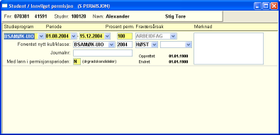 Grunnkurs i FS 1 27 Kjør denne for Sted 185 for perioden 01.01.2003 16.03.2004 (marker for ALLE): Figur 1.10-1 FS265.