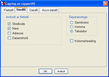 1 48 Grunnkurs i FS Figur 1.14-4 Dialog for lagring av Ascii-datafil Lagre filen som sokgascii.